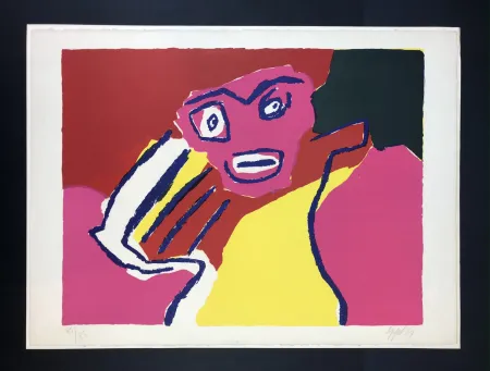 Litografía Appel - L'HOMME