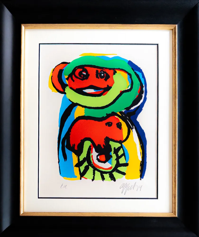 Litografía Appel - Monkey