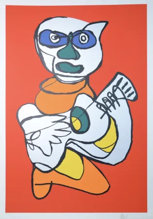 Múltiple Appel - Red cat singing hands