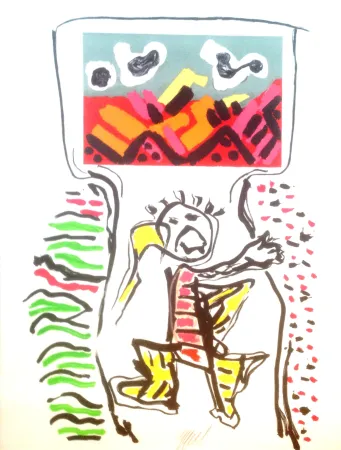 Litografía Appel - Un ami pour la vie 