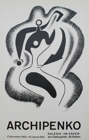 Litografía Archipenko - Le sculpteur (The Sculptor)