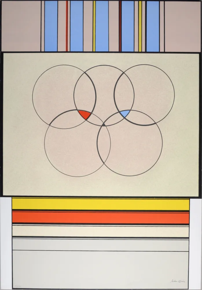 Serigrafía Arden-Quin - Composition