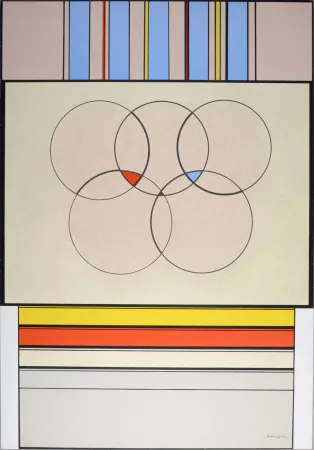 Serigrafía Arden-Quin - Composition