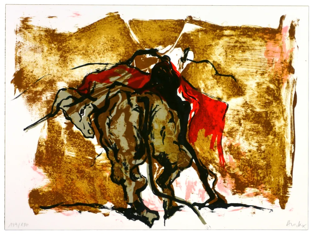 Litografía Arickx - La lidia d’Aricks 10