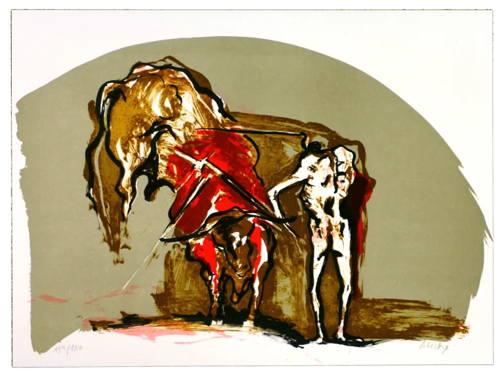 Litografía Arickx - La lidia d’Aricks 4