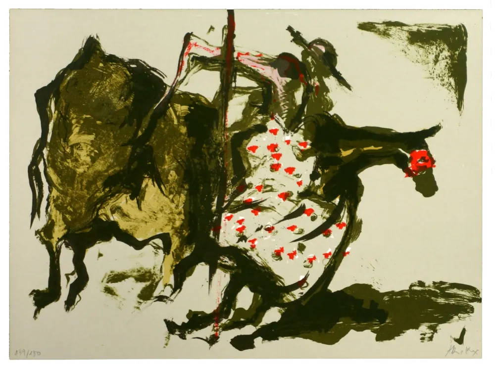 Litografía Arickx - La lidia d’Aricks 9