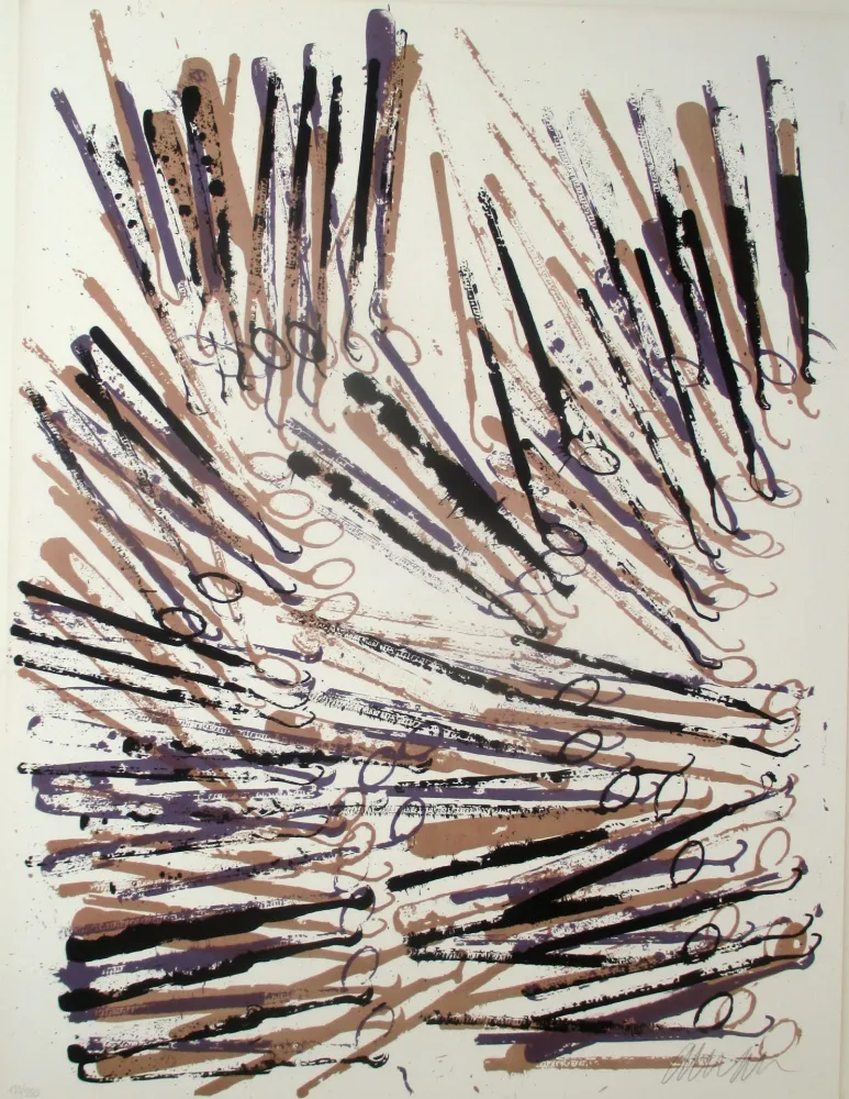 Litografía Arman - Artistery: Dentistery plate 4