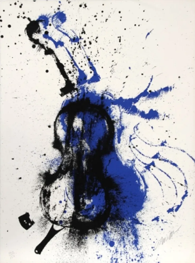 Serigrafía Arman - Crossfire