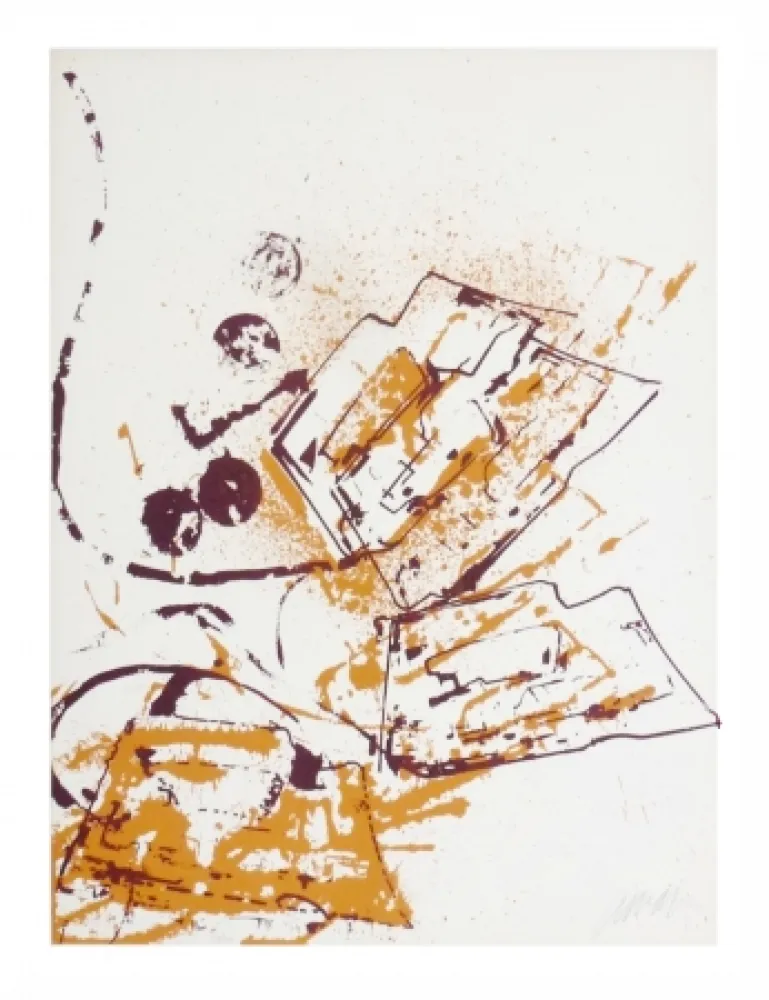 Litografía Arman - Fer à repasser