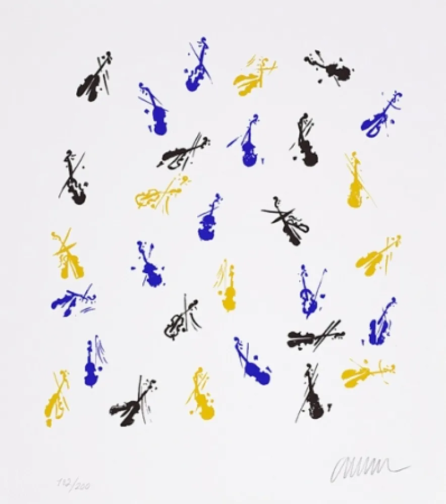 Serigrafía Arman - Fiddlemania II