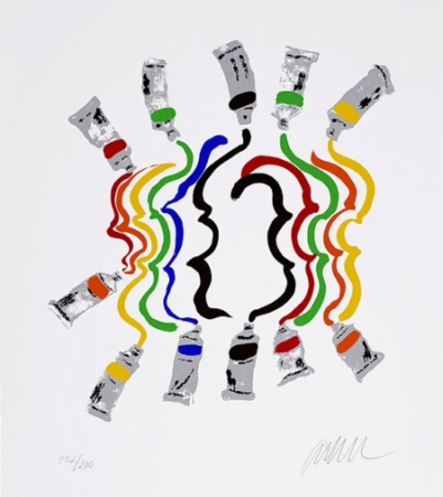 Serigrafía Arman - Fiddlemania III