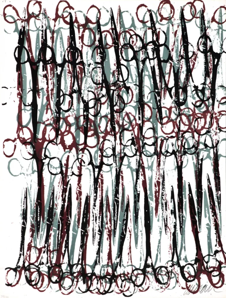 Litografía Arman - Gothic