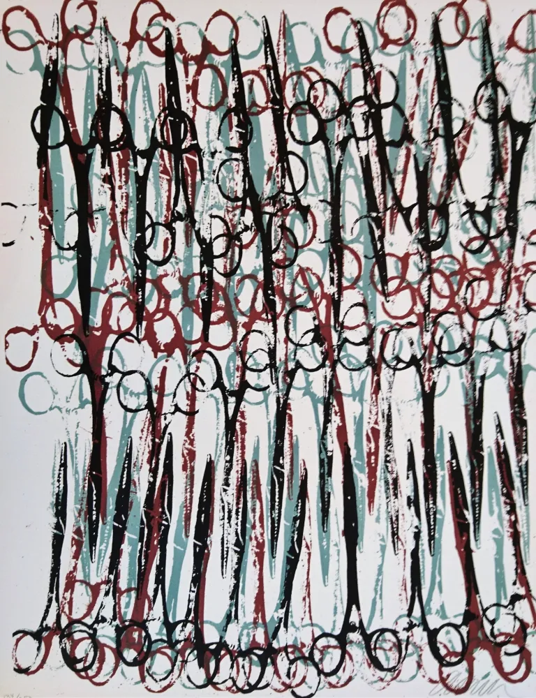 Litografía Arman - Gothic