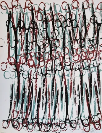 Litografía Arman - Gothic