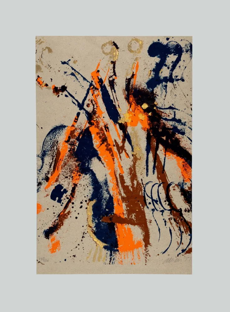 Serigrafía Arman - Grey mood