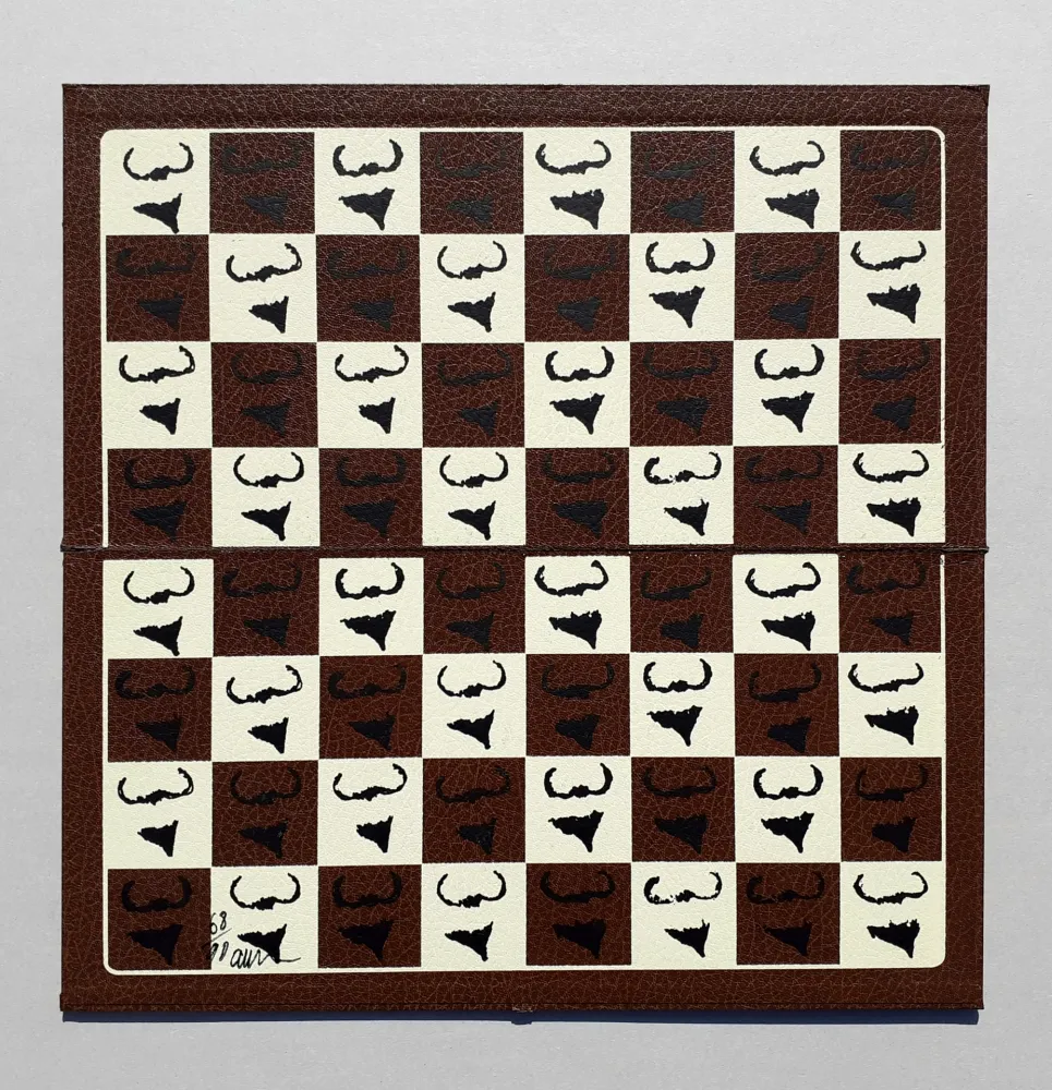 Serigrafía Arman - Hommage a Duchamp. To and for Rrose Selavy (scacchiera)