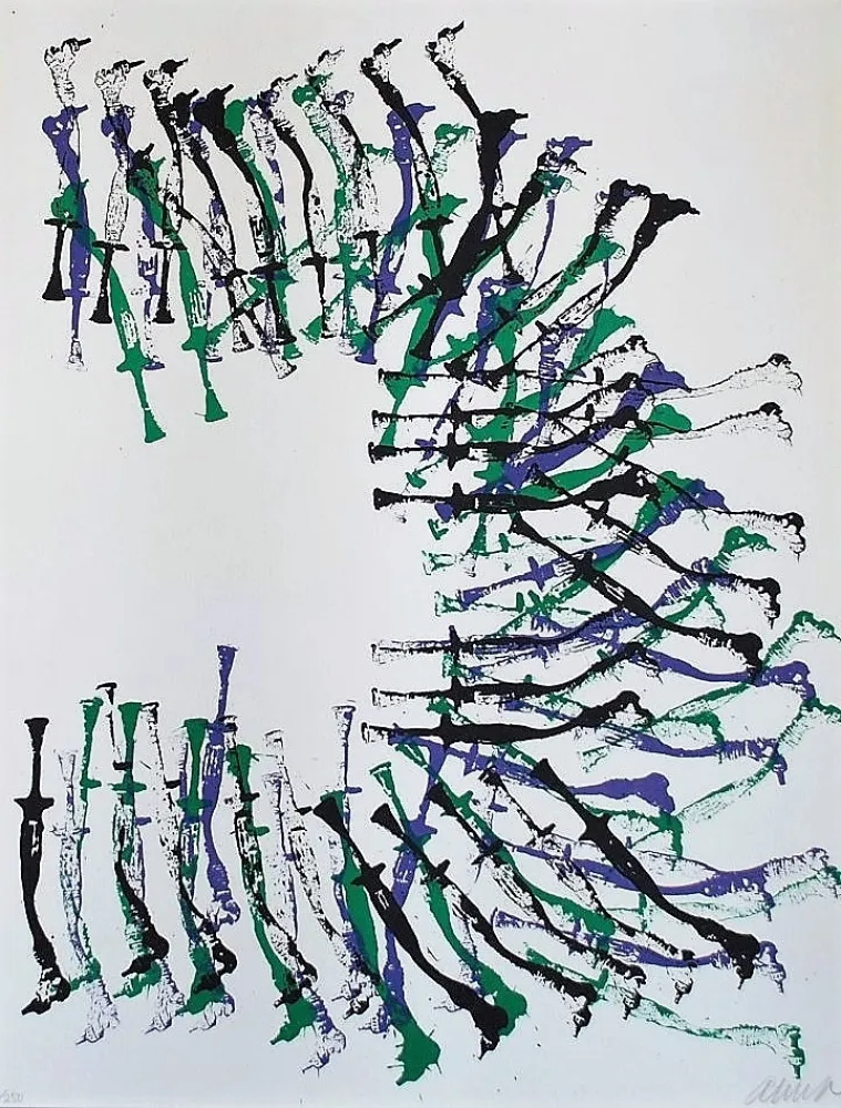 Litografía Arman - Imenoteeth