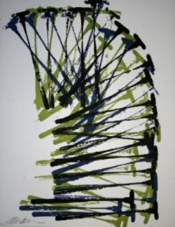 Litografía Arman - Marteaux