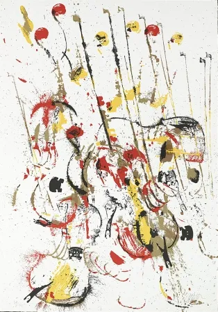 Serigrafía Arman - Melody for Strings III