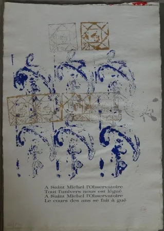 Libro Ilustrado Arman - Ritournelle pour Saint Michel l'Observatoire