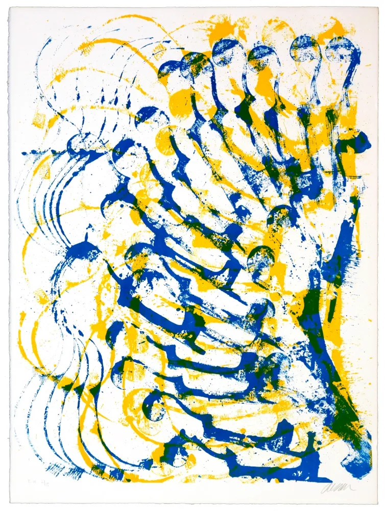 Litografía Arman - Sans titre