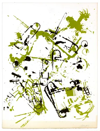 Litografía Arman - Sans titre