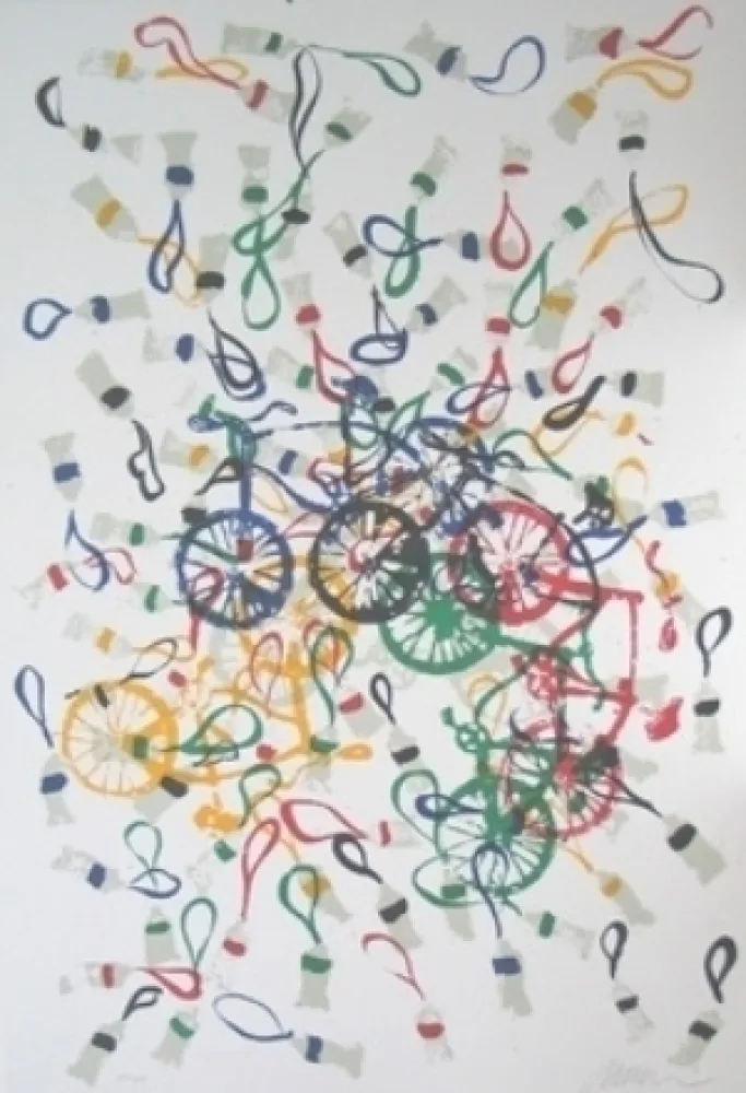 Litografía Arman - Sans titre