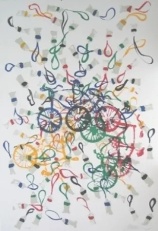 Litografía Arman - Sans titre