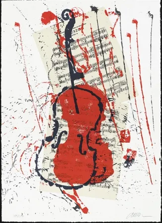 Serigrafía Arman - Scherzo opus 31