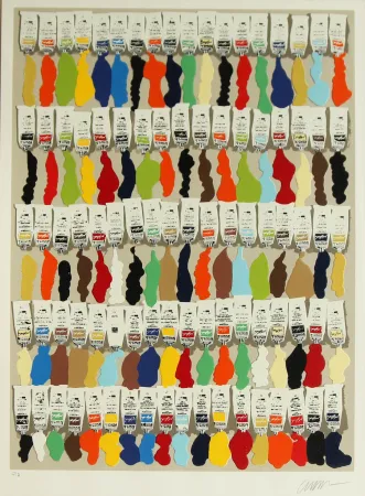 Serigrafía Arman - SENZA TITOLO