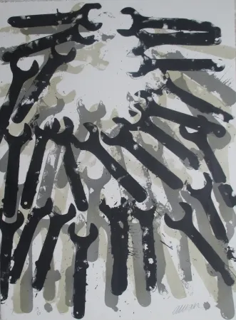 Litografía Arman - Tools 1