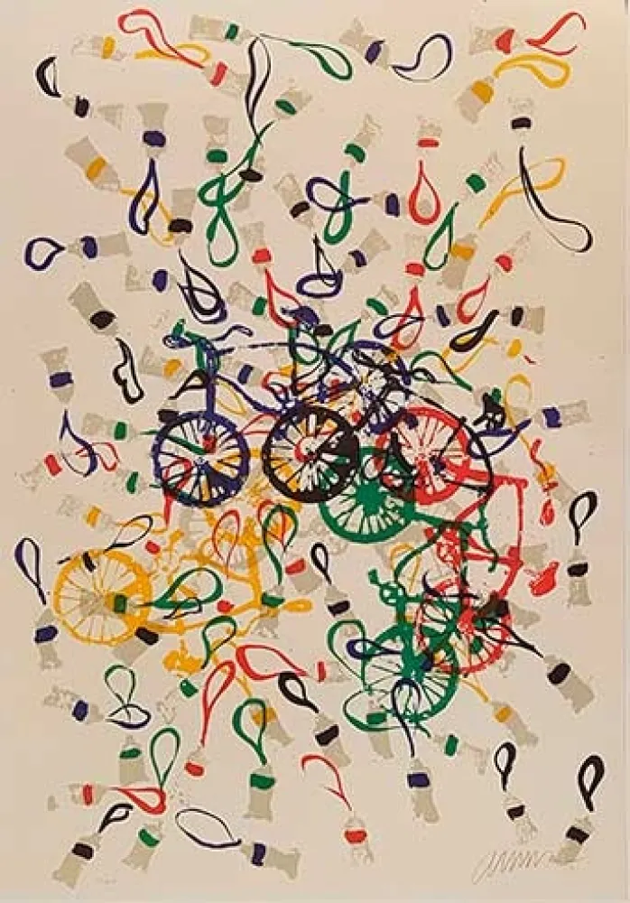 Litografía Arman - Untitled