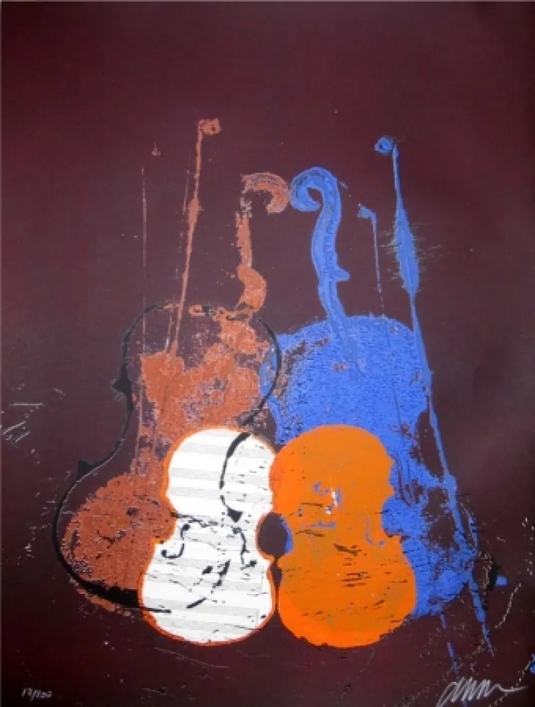 Serigrafía Arman - Untitled (Mélodie)