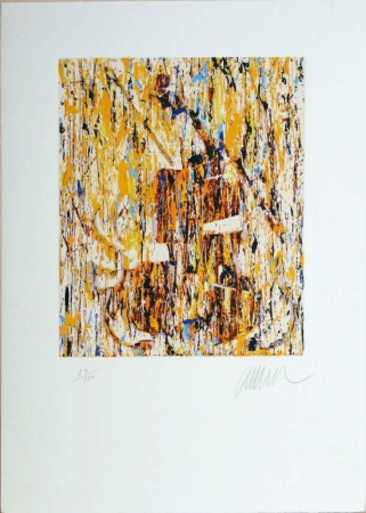 Serigrafía Arman - VIOLINO