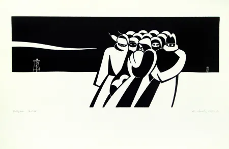 Linograbado Arntz - Kolyma