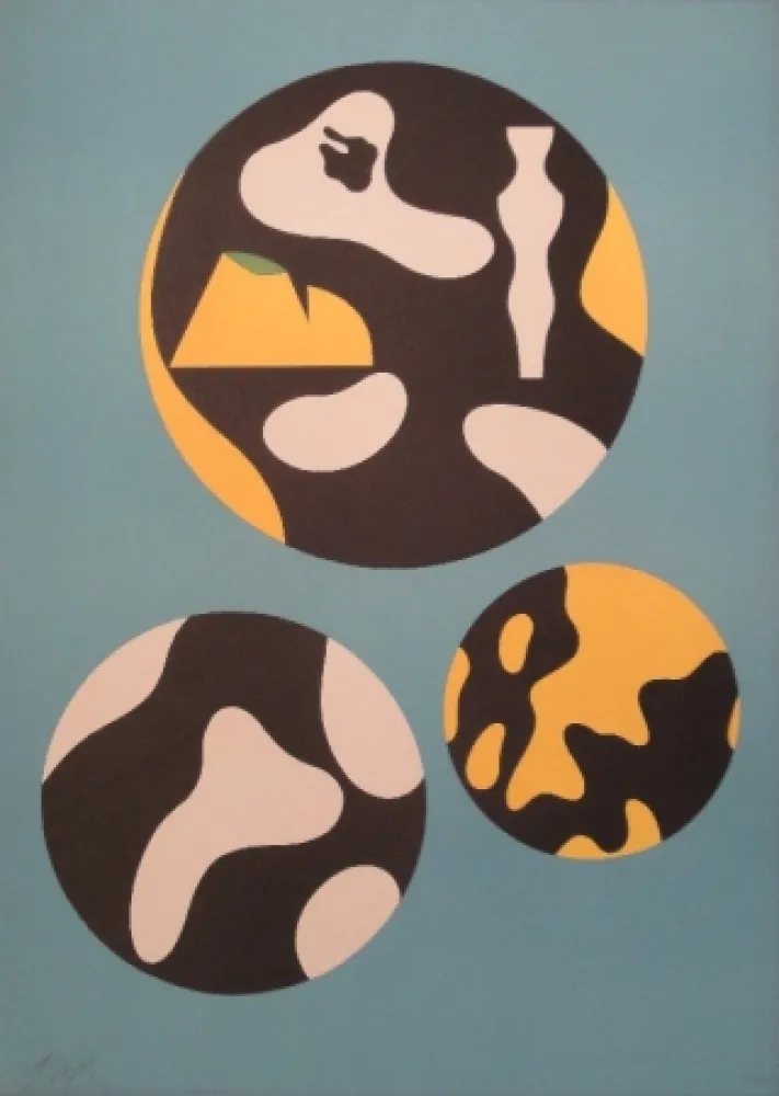 Litografía Arp - De la famille des étoiles.