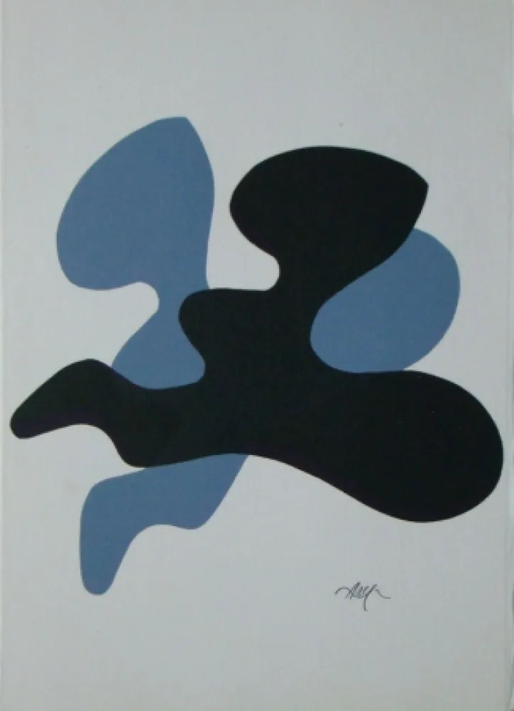 Grabado En Madera Arp - Die Menschen sind wie die Fliegen