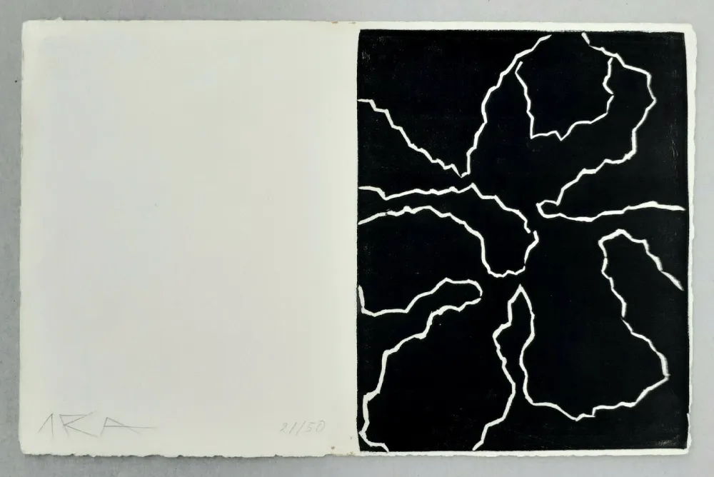 Linograbado Arp - Fleurs