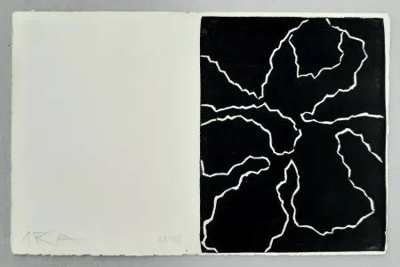 Linograbado Arp - Fleurs