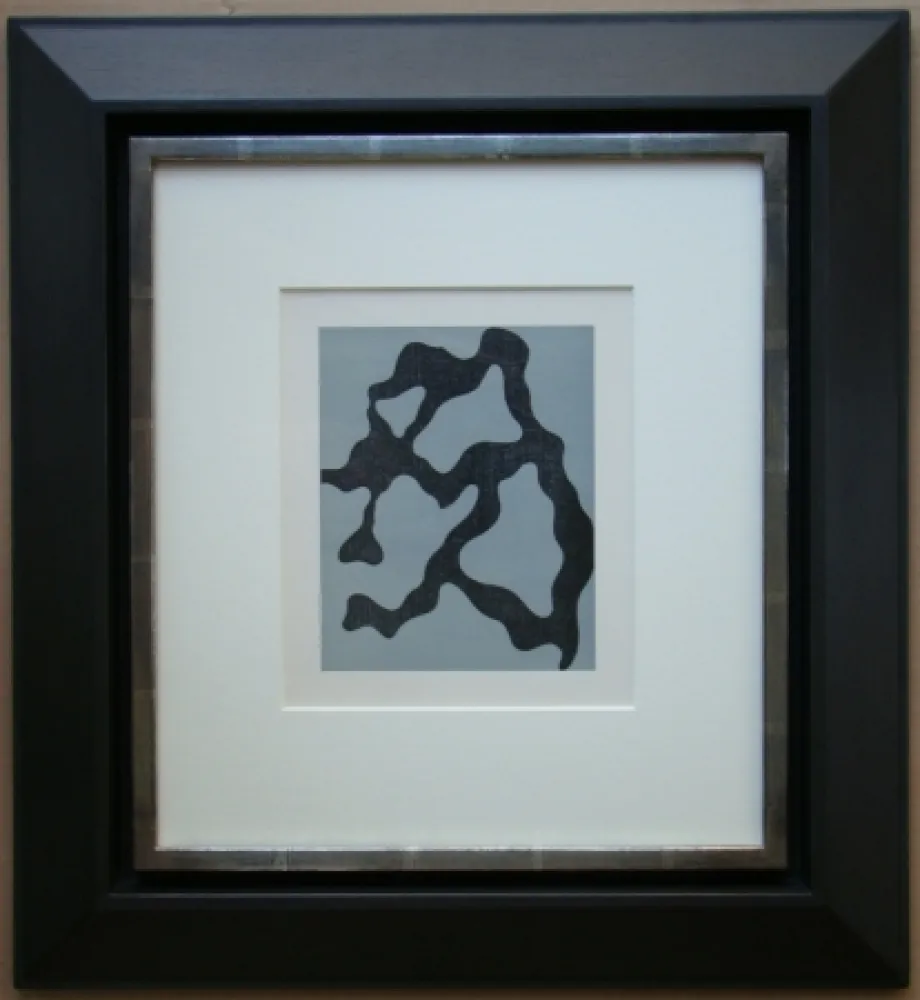 Grabado En Madera Arp - Géométrie végetale Relief I.