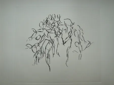 Grabado Arp - I, RUE GABRIELLE. 