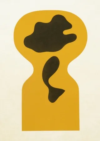 Grabado En Madera Arp - Le Soleil Recercle 