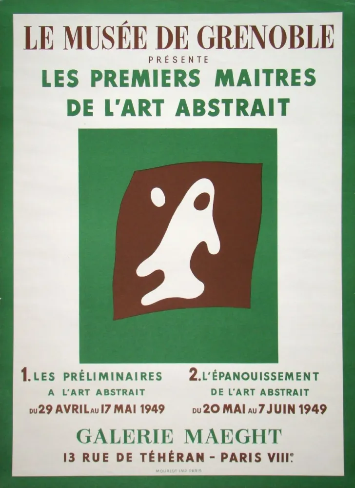 Cartel Arp - Les premiers maîtres de l'art abstrait