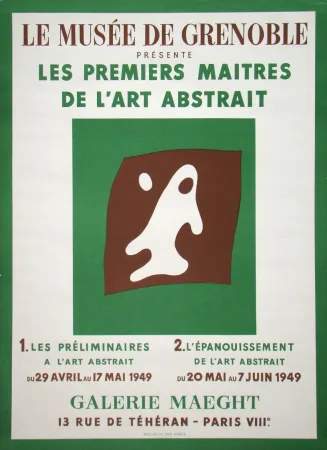 Cartel Arp - Les premiers maîtres de l'art abstrait