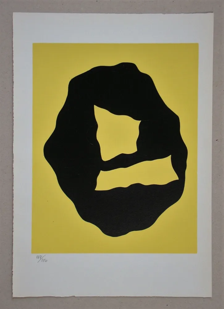 Grabado En Madera Arp - Maske