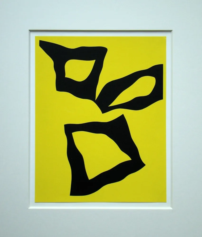 Serigrafía Arp - Placé selon les lois du hasard - 1951