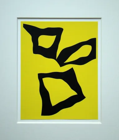 Serigrafía Arp - Placé selon les lois du hasard - 1951