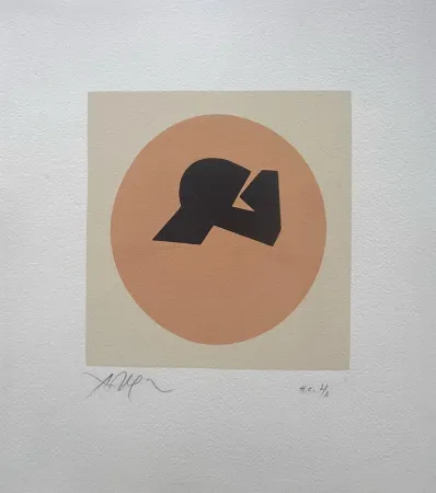 Grabado En Madera Arp - Soleil recerclé 