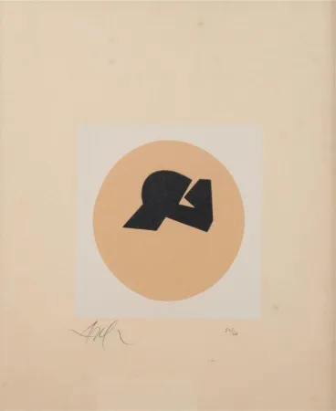 Grabado En Madera Arp - Soleil recerclé 