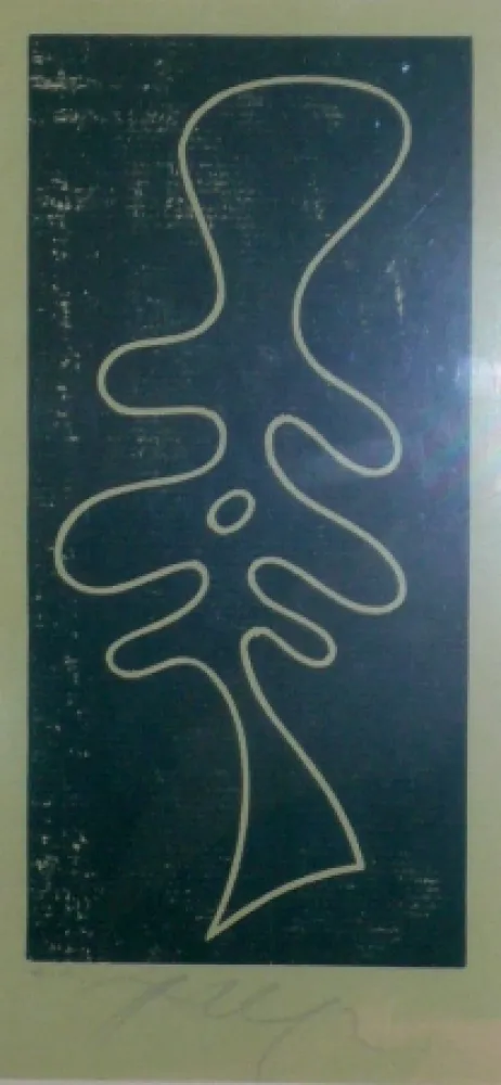 Grabado En Madera Arp - Torse feuille